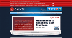 Desktop Screenshot of carvercorporation.com